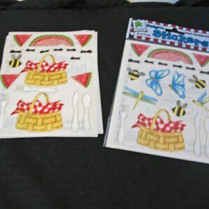 Scrapbooking Lot  Provo Craft Designs, Flowers, Picnic, Spring.